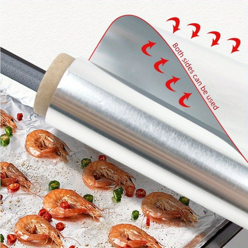 Hojas de papel de aluminio para cocinar a la barbacoa y tareas domésticas 12x10 pulgadas