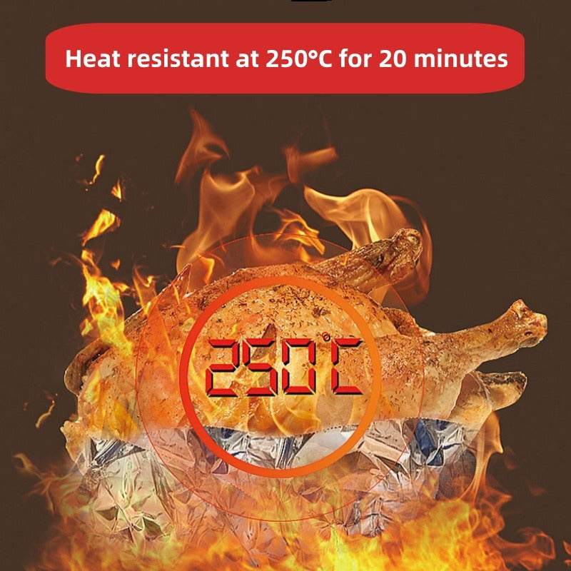 Aluminum Foil Sheets for BBQ Cooking and Household Tasks 12x10 Inches