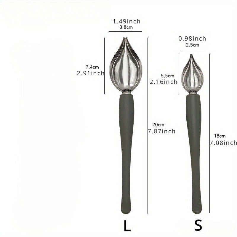 Cucharita reutilizable para rociar para decorar pasteles y café herramienta de cocina