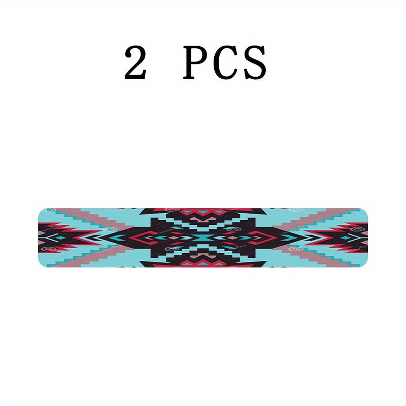 Durable Bohemian Stair Treads Non-Slip Step Mats for Indoor Wooden Stairs