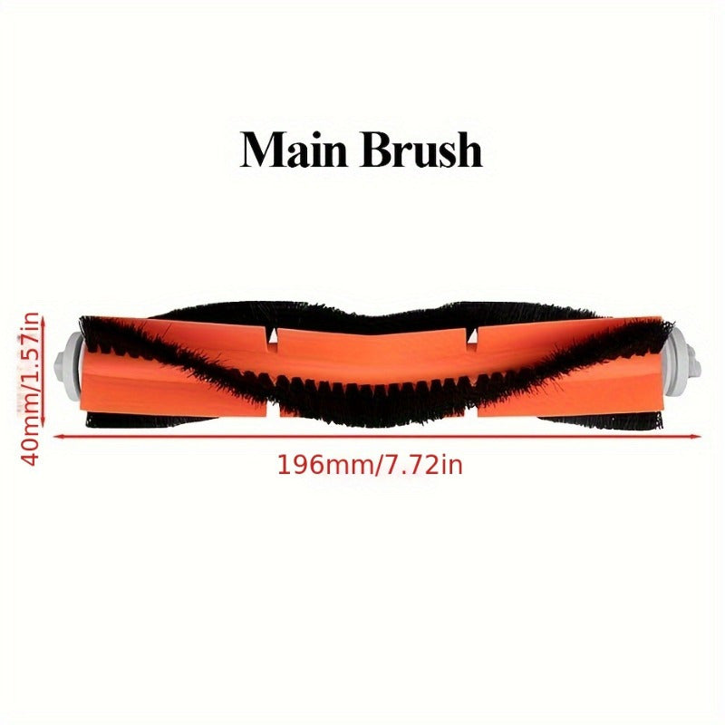 Xiaomi Sweeping Robot S50 S51 aksessuarlarini Garosa Electric Vacuum Cleaner Set bilan almashtiring, bu to'plamda 1 ta asosiy cho'tka, 2 ta HEPA filtr va 2 ta yon cho'tka mavjud.