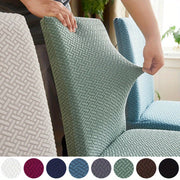 4-Piece Stretch Chair Cover Set T-Pattern Durable Pet-Friendly Fabric for Dining and Living Rooms