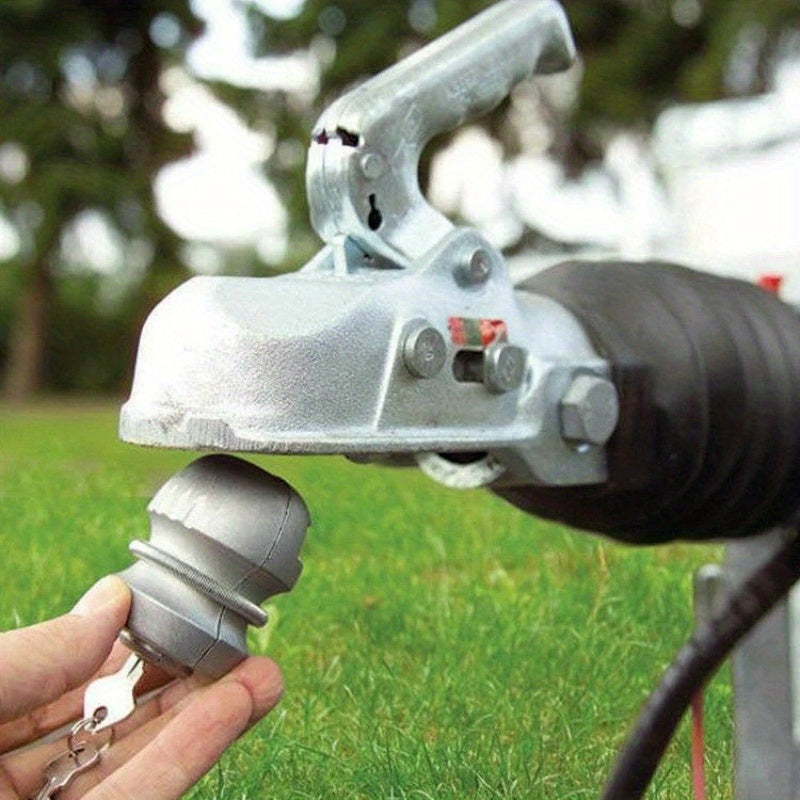 Universal Zinc Alloy Trailer Hitch Lock Ball Coupling Heavy-Duty RV Tow
