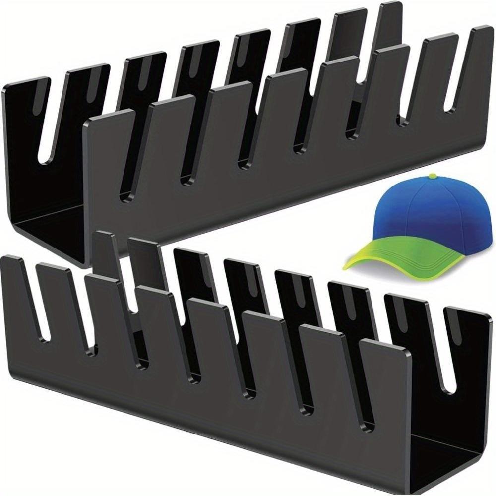 Perchero para gorras de béisbol, soporta hasta 7 gorras, organizador de armario, almacenamiento en la cómoda
