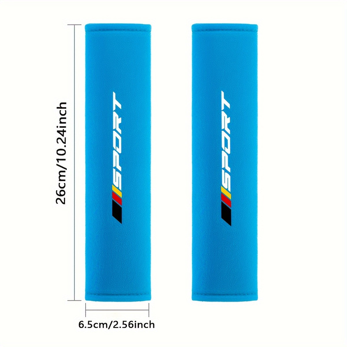 Набор из 2 мягких чехлов для ремней безопасности, совместимых с BMW, Audi, Mercedes-Benz, VW и Ford для дополнительной безопасности и комфорта.