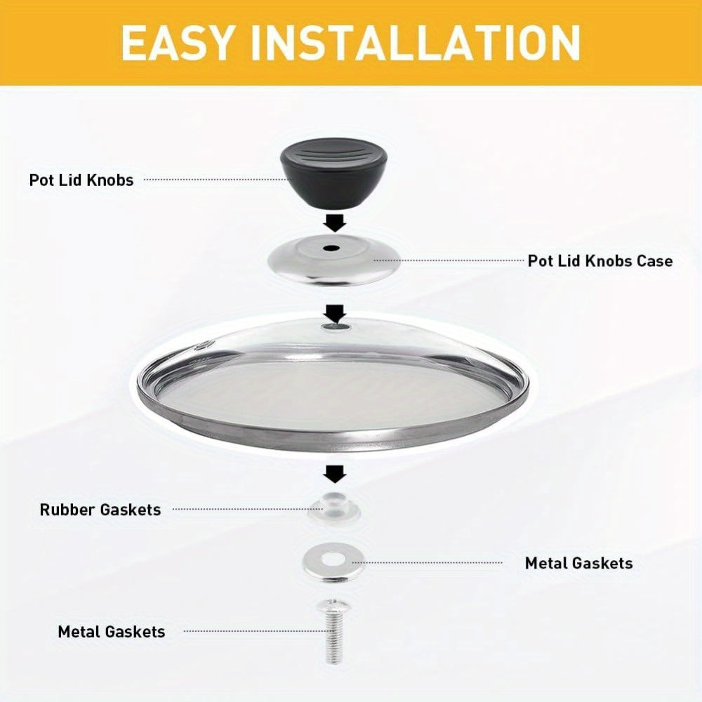 10/20 ta Noxodir Qopqoq uchun Tutqichlar to'plami - Oshxona idishlari uchun ko'p maqsadli tugmachalar, zarur oshxona aksessuarlari