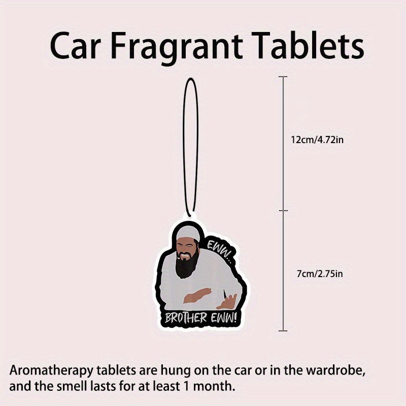 Car Interior Freshener Tablets Hanging Air Freshener Perfume Pendants