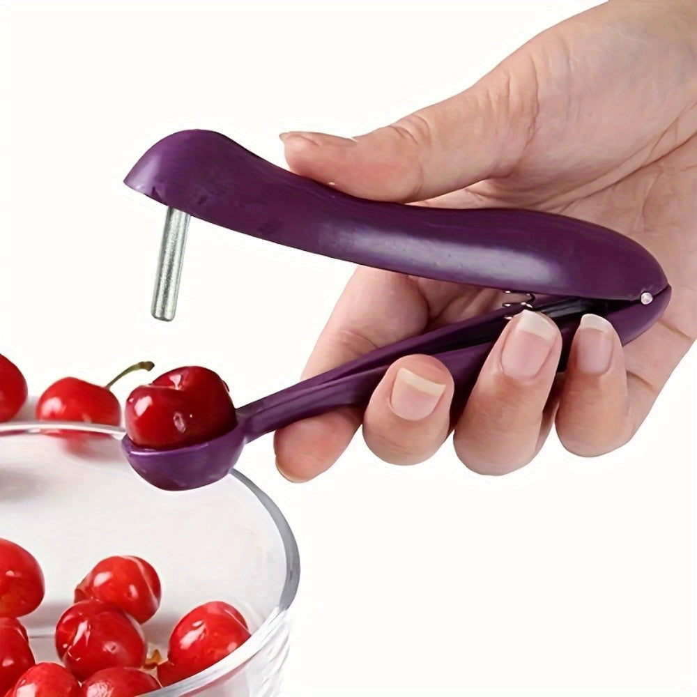 Stainless Steel Cherry and Olive Pitter Kitchen Tool for Outdoor Cooking