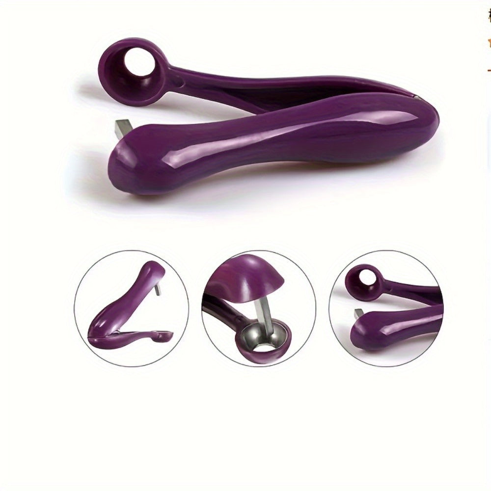 Stainless Steel Cherry and Olive Pitter Kitchen Tool for Outdoor Cooking