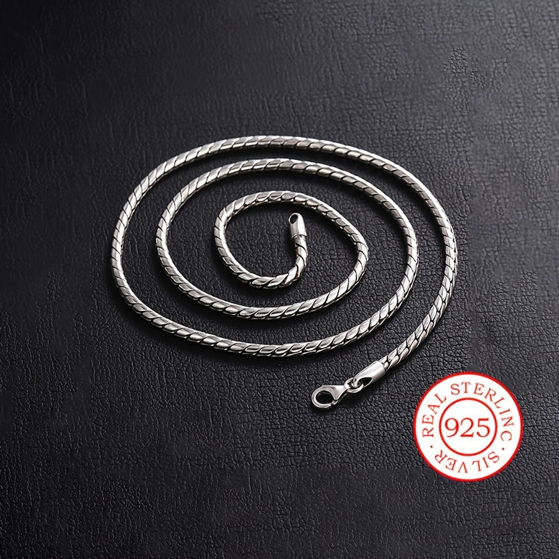 Erkaklar uchun Vintage 925 Sterling Silver Bilaguzuk va Zargarlik To'plami - Zamonaviy Hip-Hop Moda, Unga Ideal Sovg'a