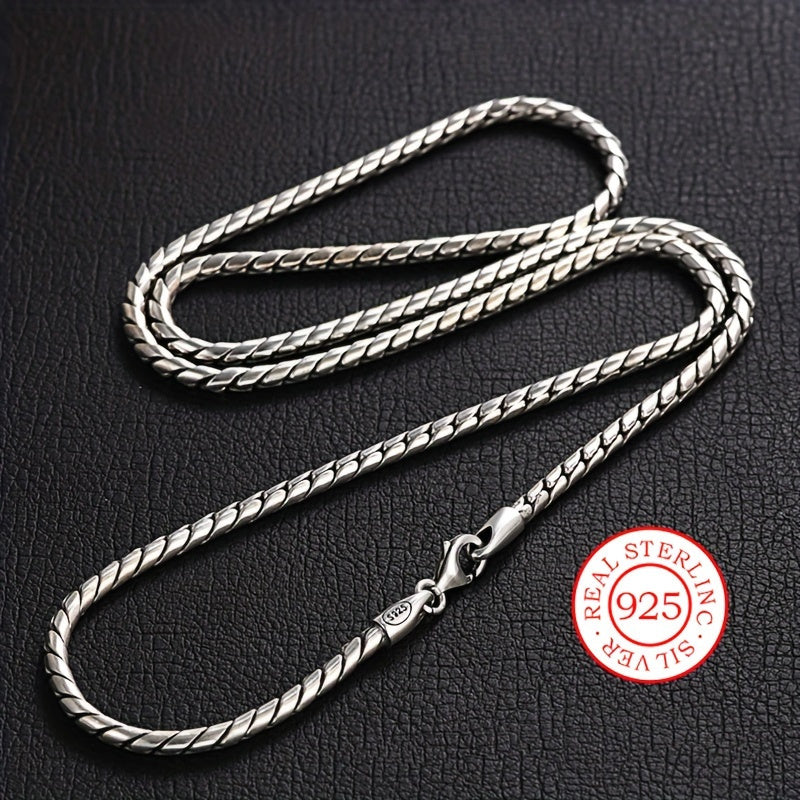 Erkaklar uchun Vintage 925 Sterling Silver Bilaguzuk va Zargarlik To'plami - Zamonaviy Hip-Hop Moda, Unga Ideal Sovg'a