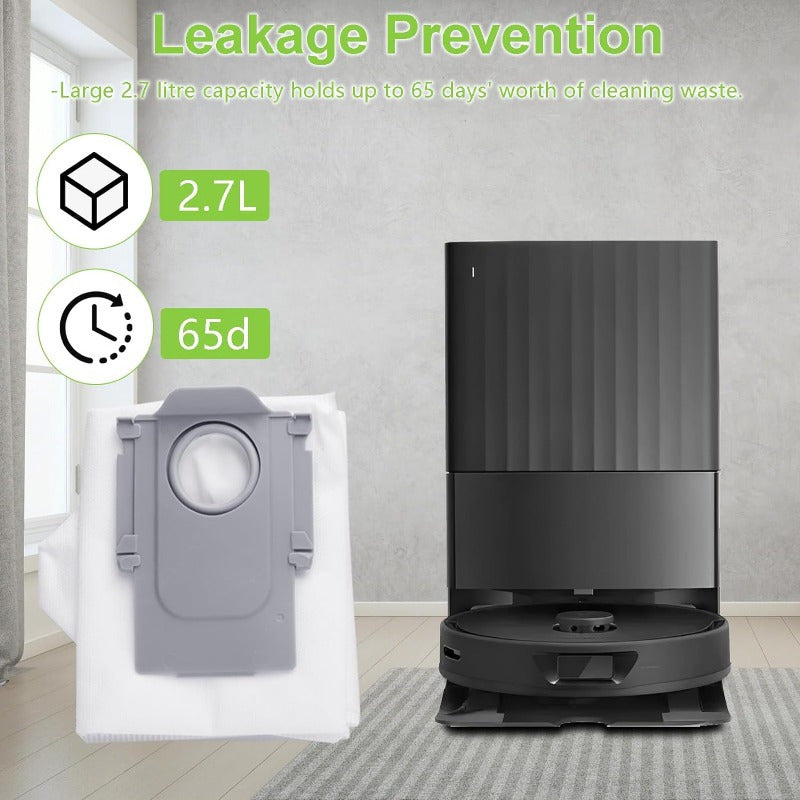 Robot changyutgichlar uchun 12 ta katta 2.7L o‘rniga qo‘yiladigan changyutgich sumkasi paketi