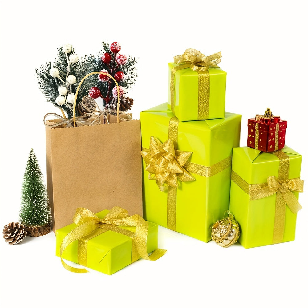 Set of 10 Christmas Artificial Pine Bouquets with Cones Berries and Snowflakes