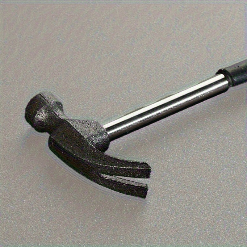 Martillo de garra de metal con agarre ergonómico y cabeza de acero de alta resistencia para carpintería y construcción