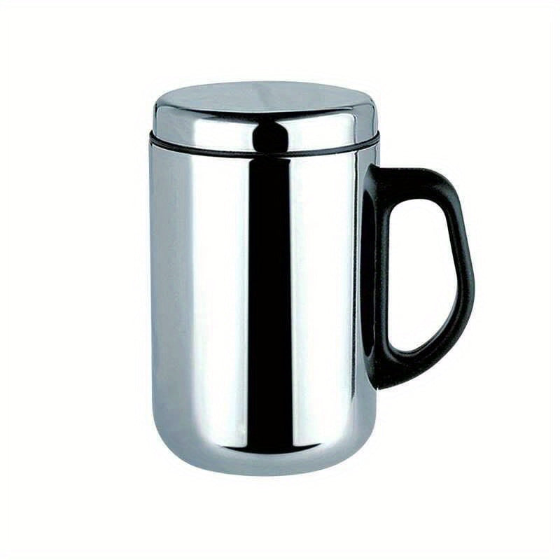 Stainless Steel Travel Mug with Lid Double-Walled Insulation Keeps Temperature 6 Hours