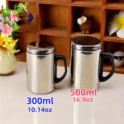 Stainless Steel Travel Mug with Lid Double-Walled Insulation Keeps Temperature 6 Hours