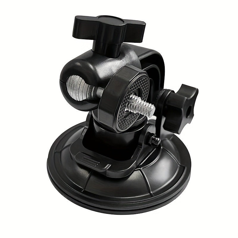 Suction Cup Mount for Action Cameras Compatible with Gopro DJI Osmo Insta360 and More Durable ABS Material