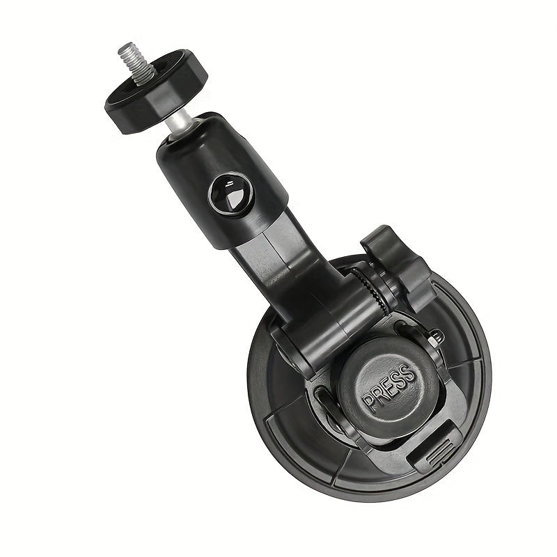 Suction Cup Mount for Action Cameras Compatible with Gopro DJI Osmo Insta360 and More Durable ABS Material