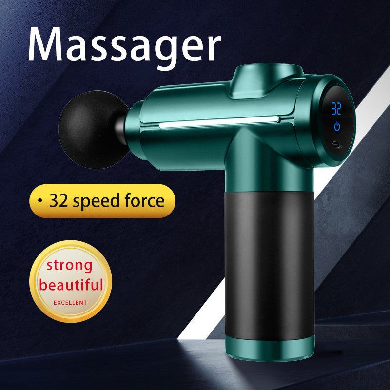 8 boshli portativ massaj quroli - Nafis dizayn, USB orqali zaryadlanadi, Tanani bo'shatuvchi uchun ideal - Mukammal sovg'a