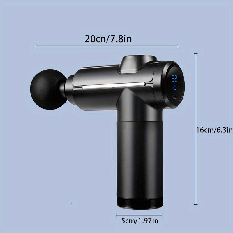 8 boshli portativ massaj quroli - Nafis dizayn, USB orqali zaryadlanadi, Tanani bo'shatuvchi uchun ideal - Mukammal sovg'a