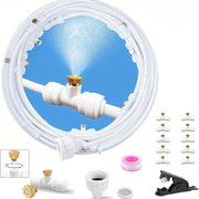 Outdoor Copper Cooling Mist System for Gardens Factories Vegetable Moisturizing