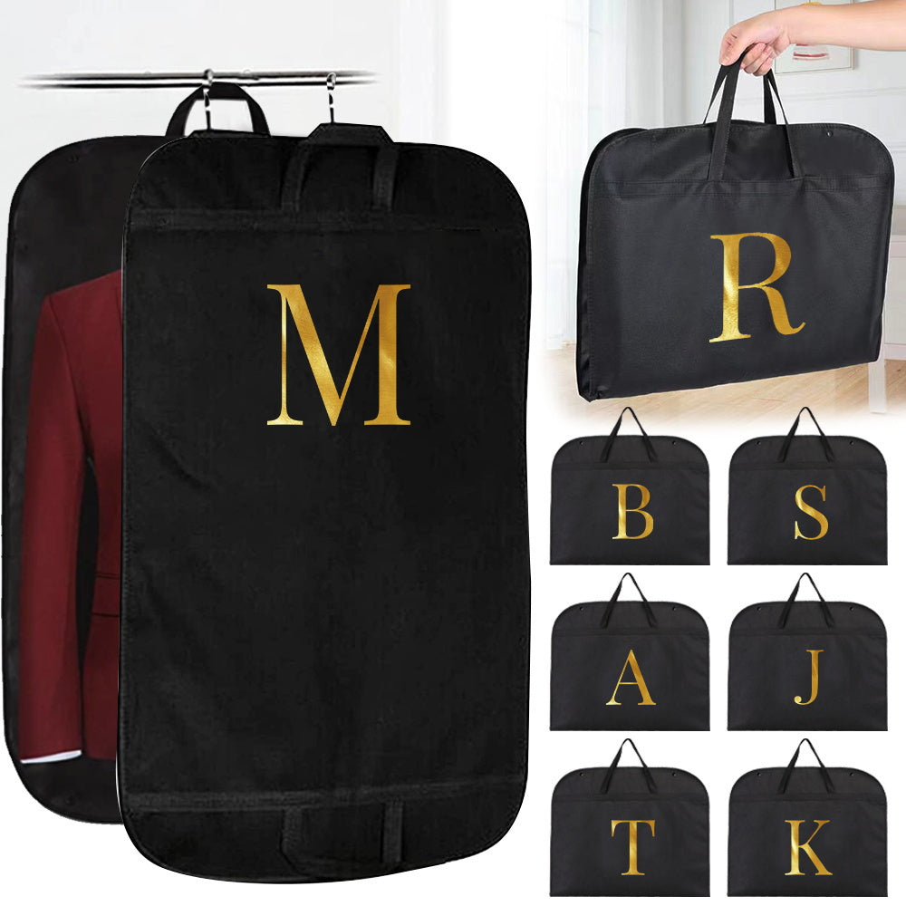 Moisture-Proof Zippered Garment Bag with Hanging Loop for Travel and Storage