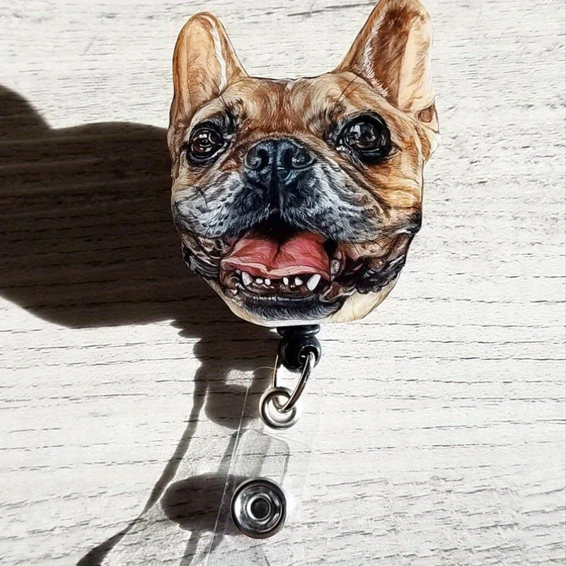 Shaxsiylashtirilgan it yoki mushuk yuzli belgi halqasi akril, shaxsiy nomli belgi, chiroyli va zamonaviy dizayn