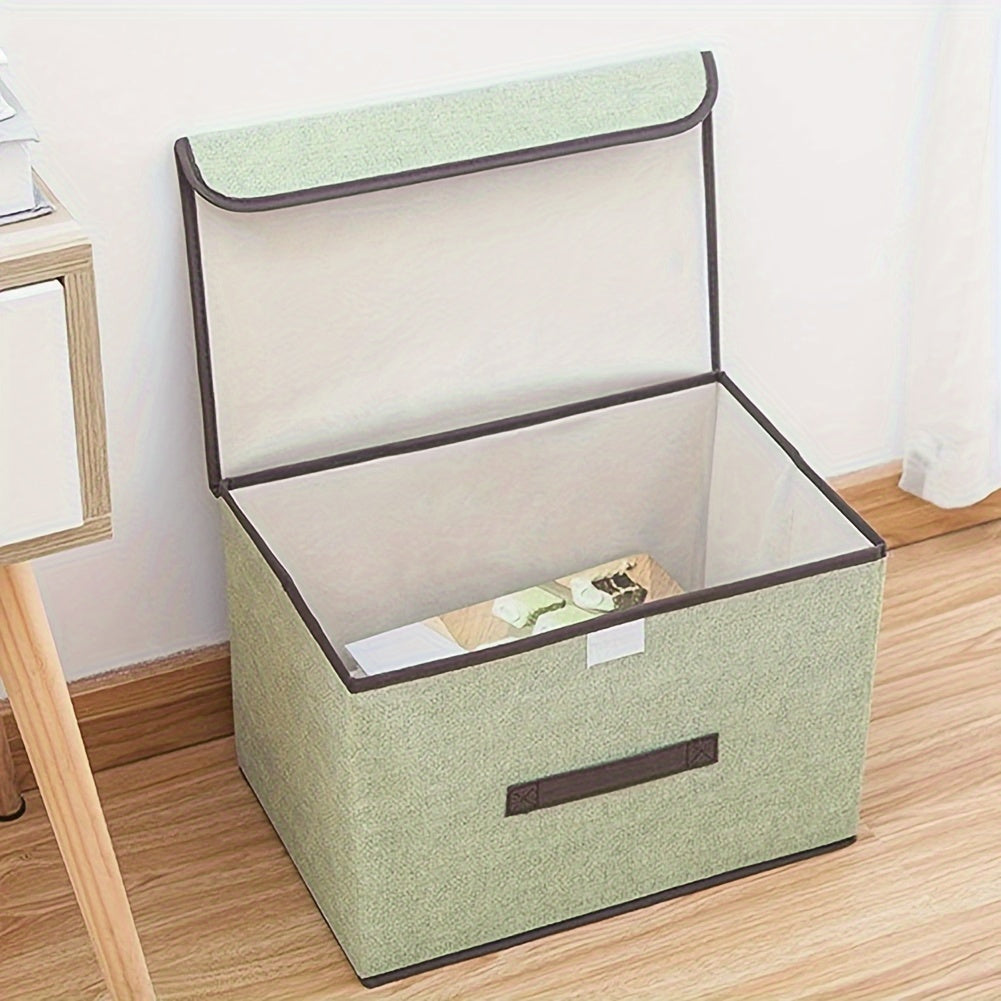 Large Capacity Coffee Capsule Organizer Foldable Dustproof Lid Storage Bin