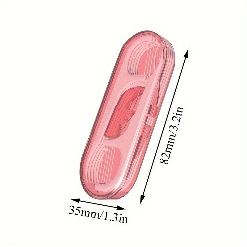 10pcs Travel Portable Dental Floss Picks in Pastel Pink Mint Green Hygienic Case