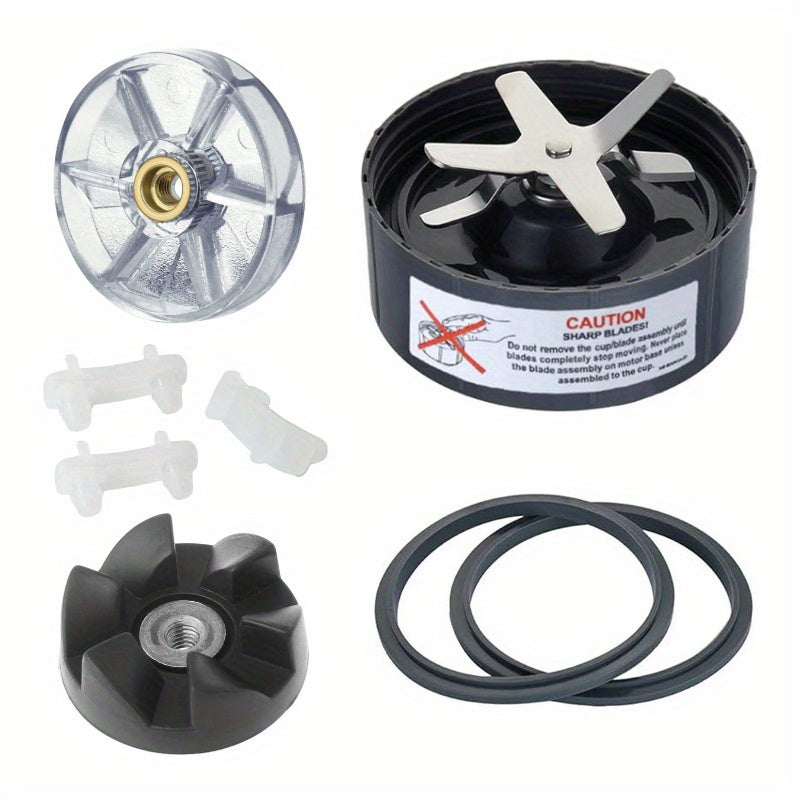 Juicer Replacement Kit 7 Pieces Stainless Steel Gasket Shock Pad Gear for 600W 900W Models