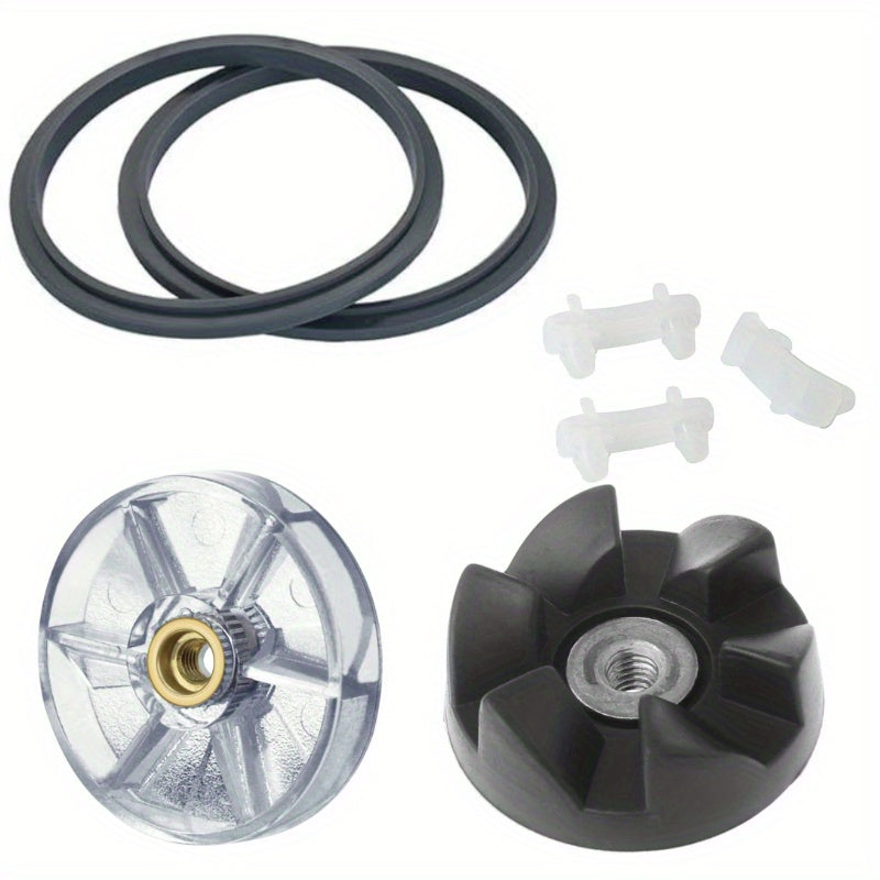Juicer Replacement Kit 7 Pieces Stainless Steel Gasket Shock Pad Gear for 600W 900W Models