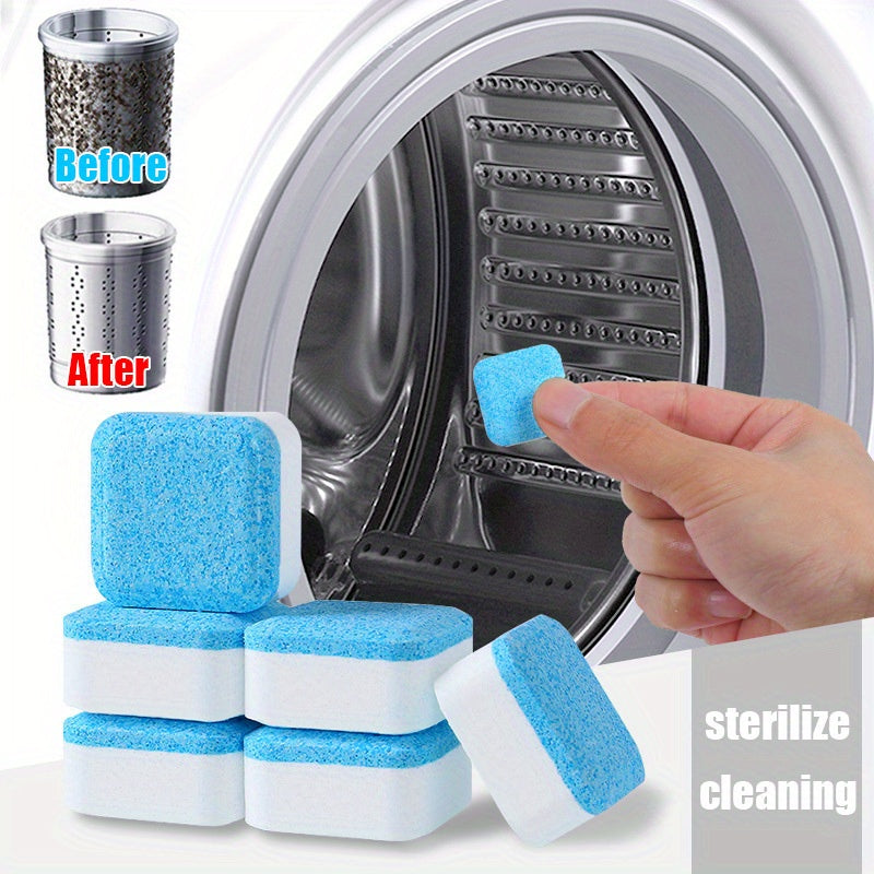 4 Pack Washing Machine Cleaner Tablets for Removing Dirt and Odor