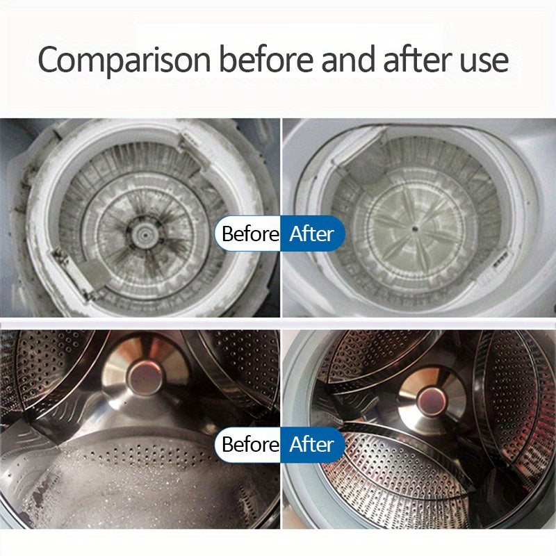 4 ta to'plamdagi kir yuvish mashinasi tozalash tabletkalari, ifloslik va hidni yo'q qilish uchun