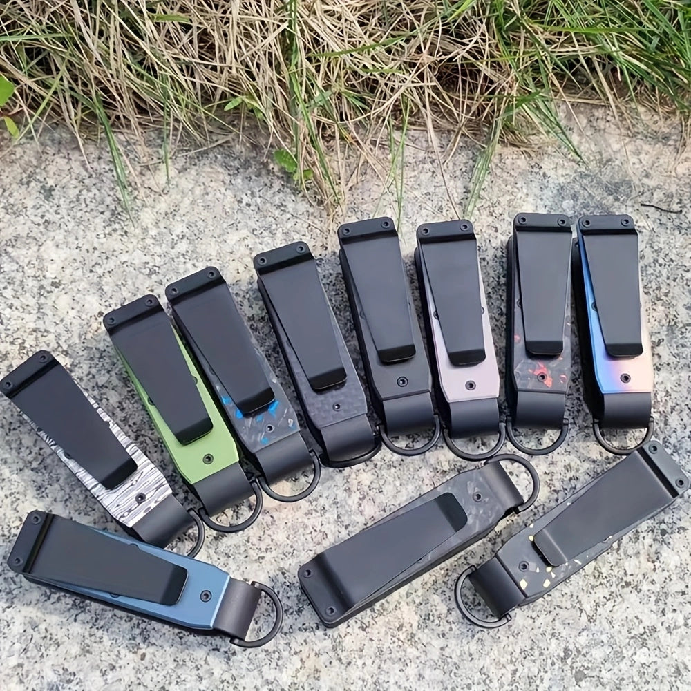 Alüminiy kalit tutgich erkaklar uchun bardoshli biznes uslubidagi kalit tutgich 2-6 ta kalitni ushlab turadi