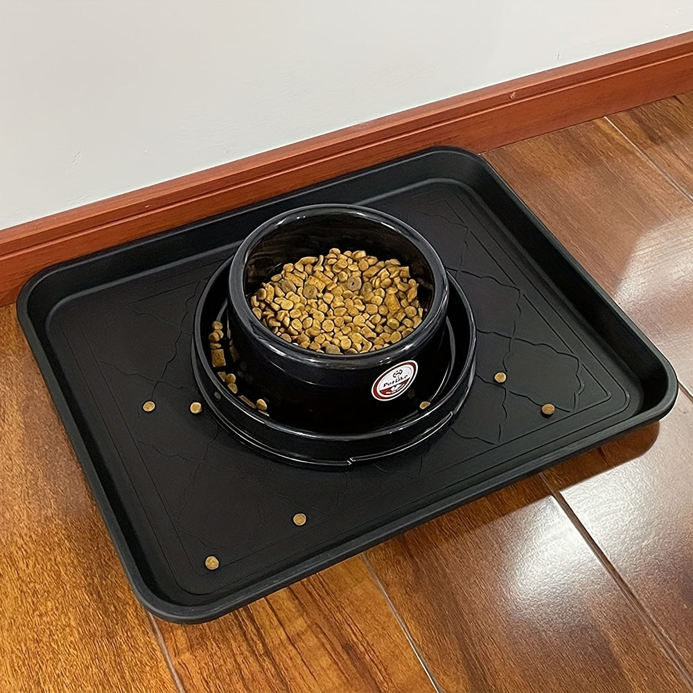 Waterproof Plastic Boot Tray for Entryway Shoes Pet Food Garden Use