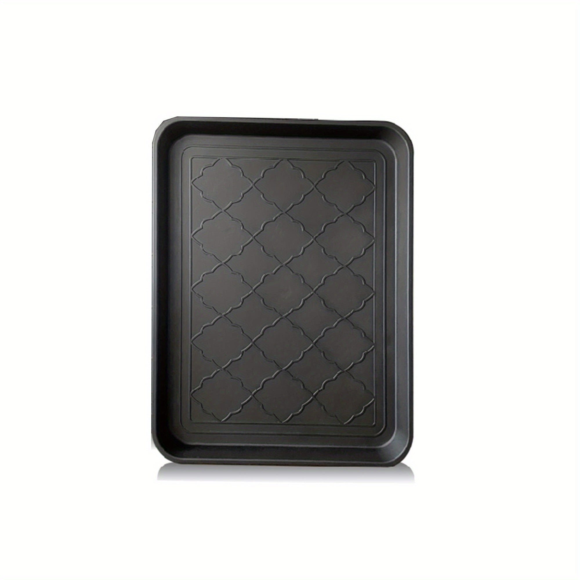 Waterproof Plastic Boot Tray for Entryway Shoes Pet Food Garden Use