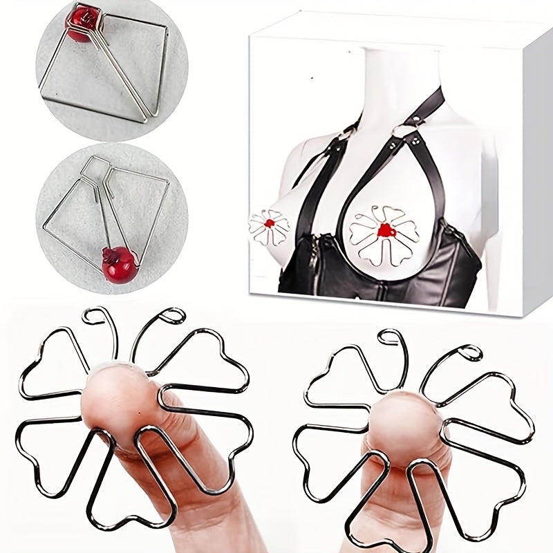 Adult Female Nipple Clamps Waterproof Non-Latex BDSM Accessories