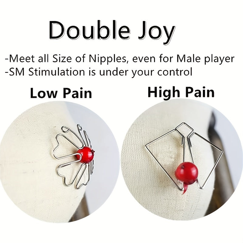 Adult Female Nipple Clamps Waterproof Non-Latex BDSM Accessories