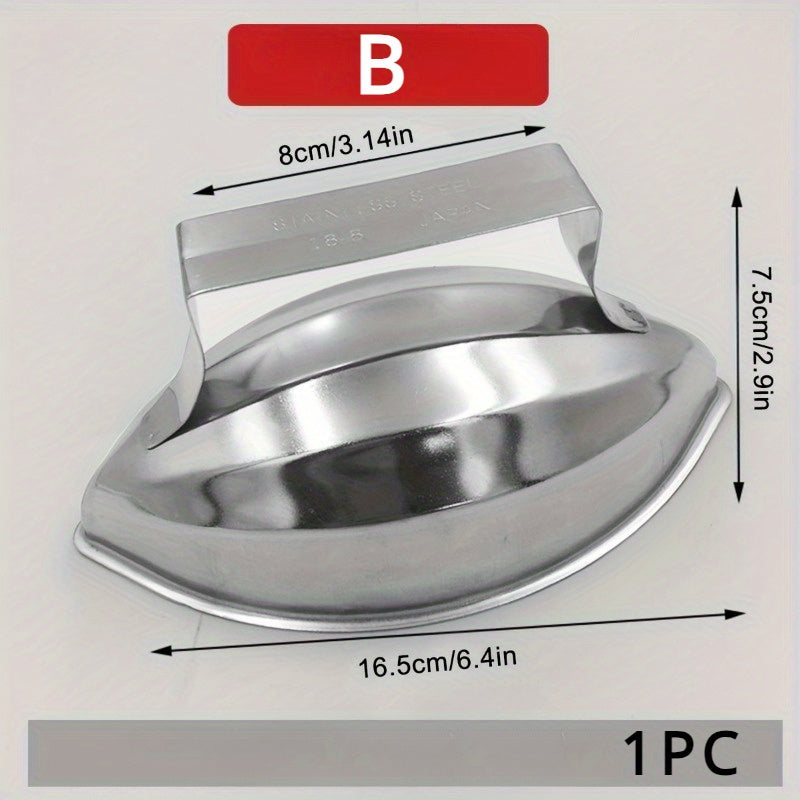 Stainless Steel Rice Mold with Handle for Food-Grade Rice and Vegetable Rolls
