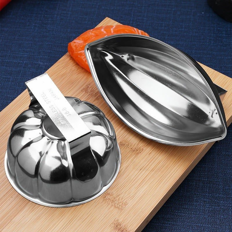 Stainless Steel Rice Mold with Handle for Food-Grade Rice and Vegetable Rolls