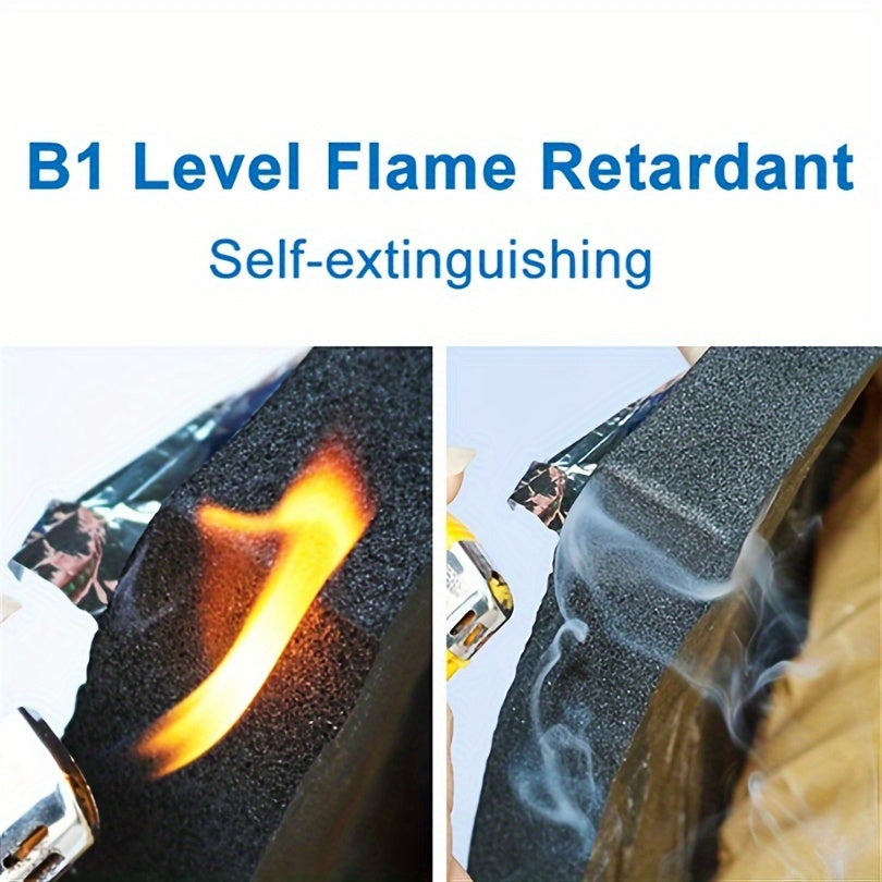 Foam Rubber Soundproofing Insulation Mat for Car Hood Fenders 10mm Thick