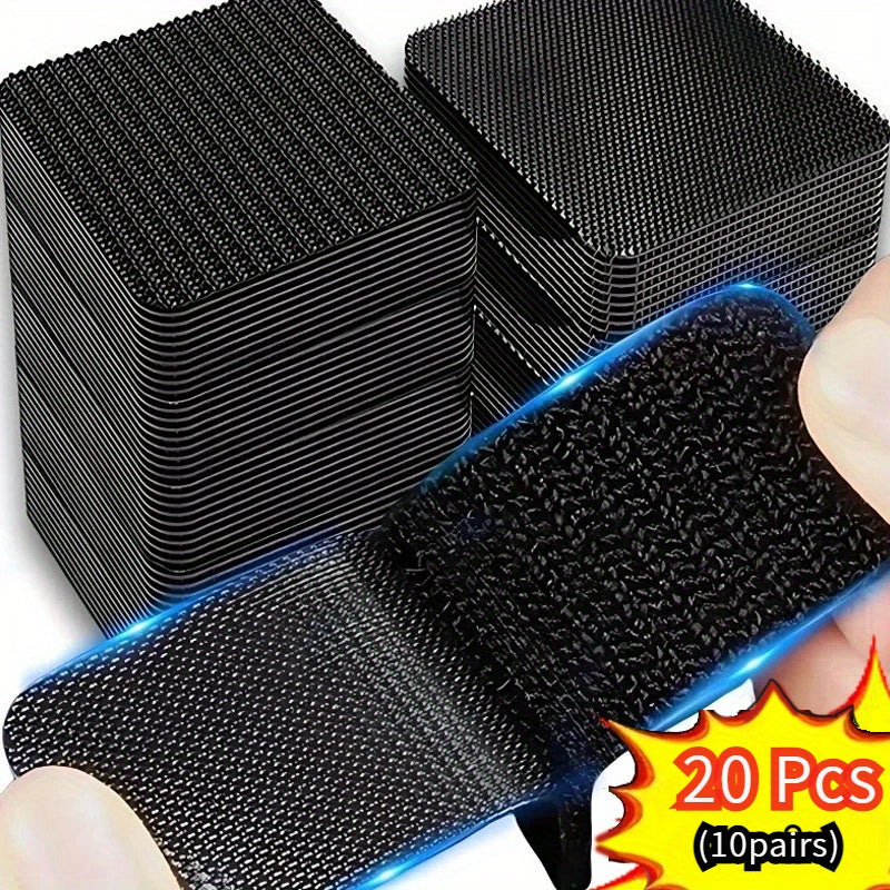 20-Piece Double-Sided Adhesive Carpet Grips for Car Mats and Home Floors High-Strength Anti-Skid Tape