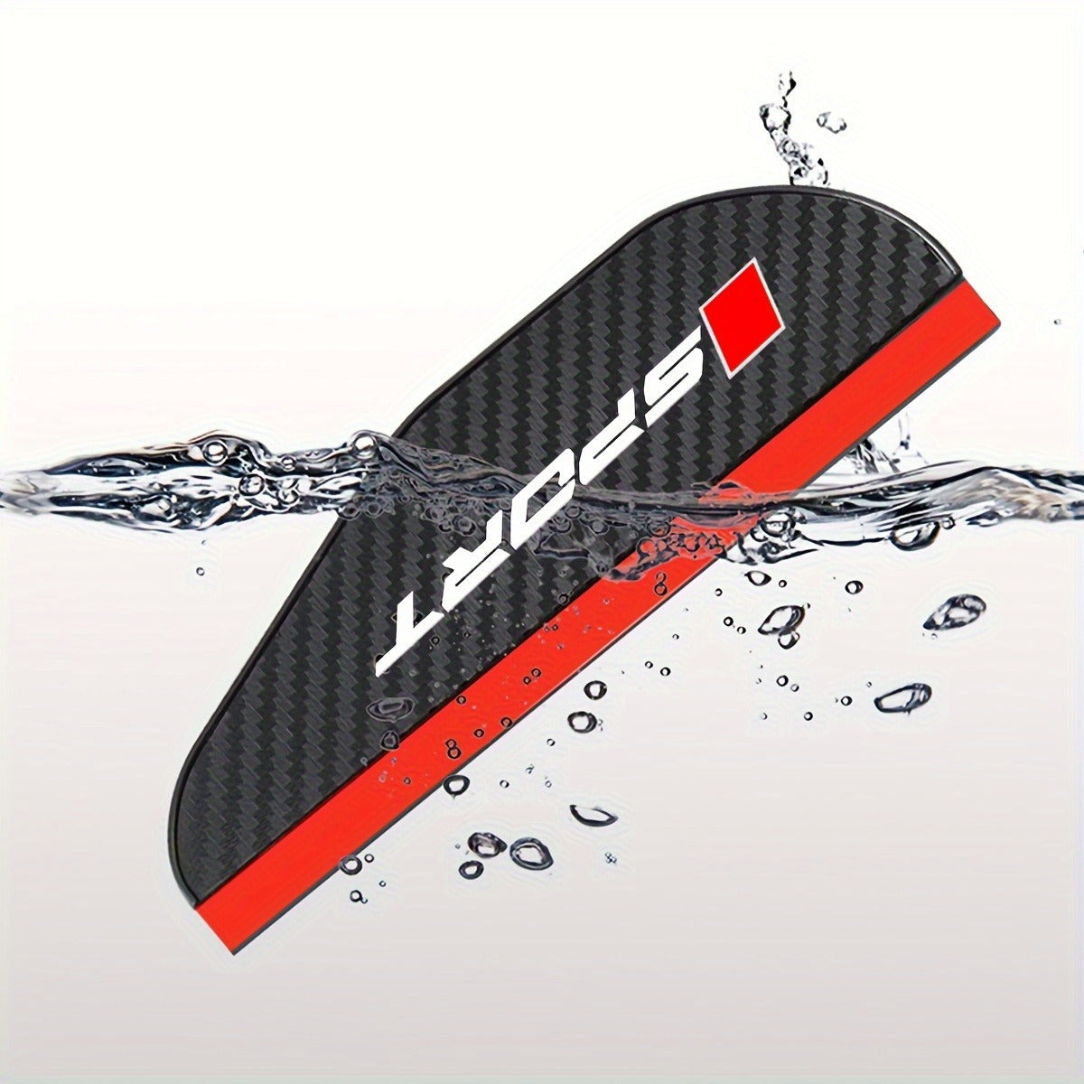 2 шт. Зеркало заднего вида автомобиля, дождевой бровь, карбоновое волокно, солнцезащитный козырек, снегозащитный экран