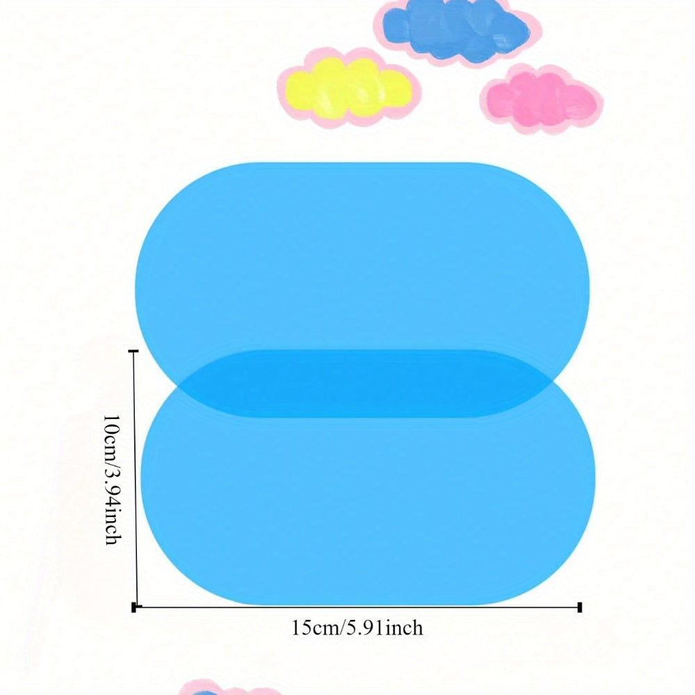 2-Pack PVC Anti-Fog Mirror Film Stickers Waterproof Clear Vision Shield for Car Side Mirrors