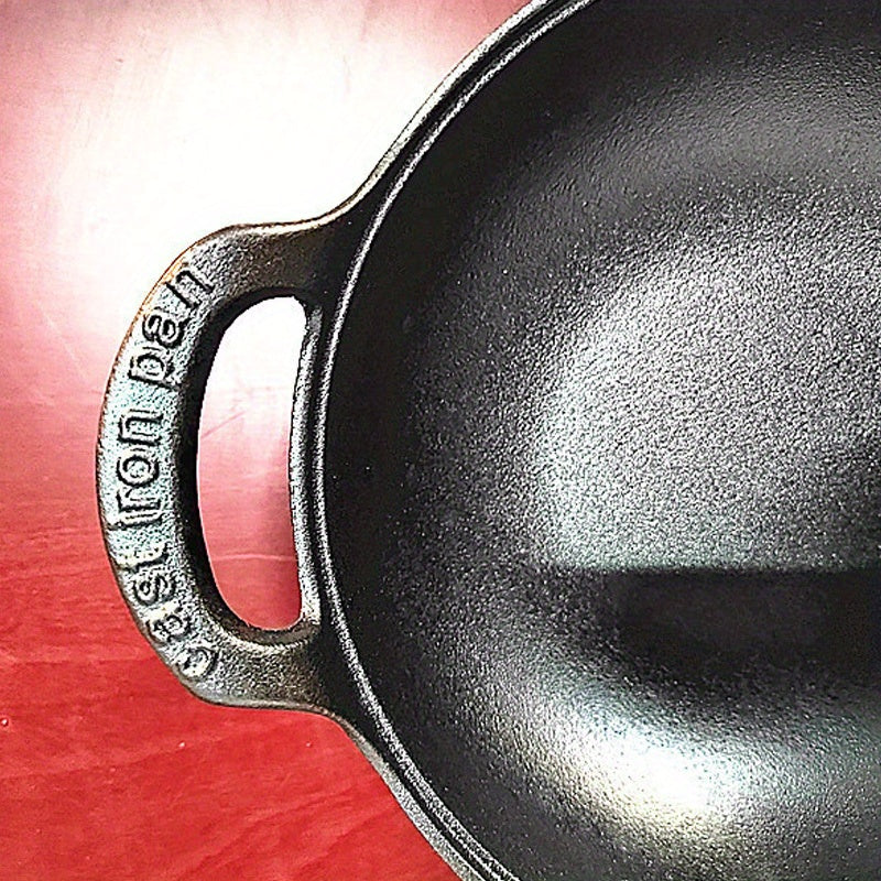 Cast Iron Cookware Traditional Japanese Style Stew Pot with Lid Non-Stick Uncoated