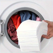 50 Laundry Tablet Sheets for Anti-Staining and Color Absorption in Public Laundry