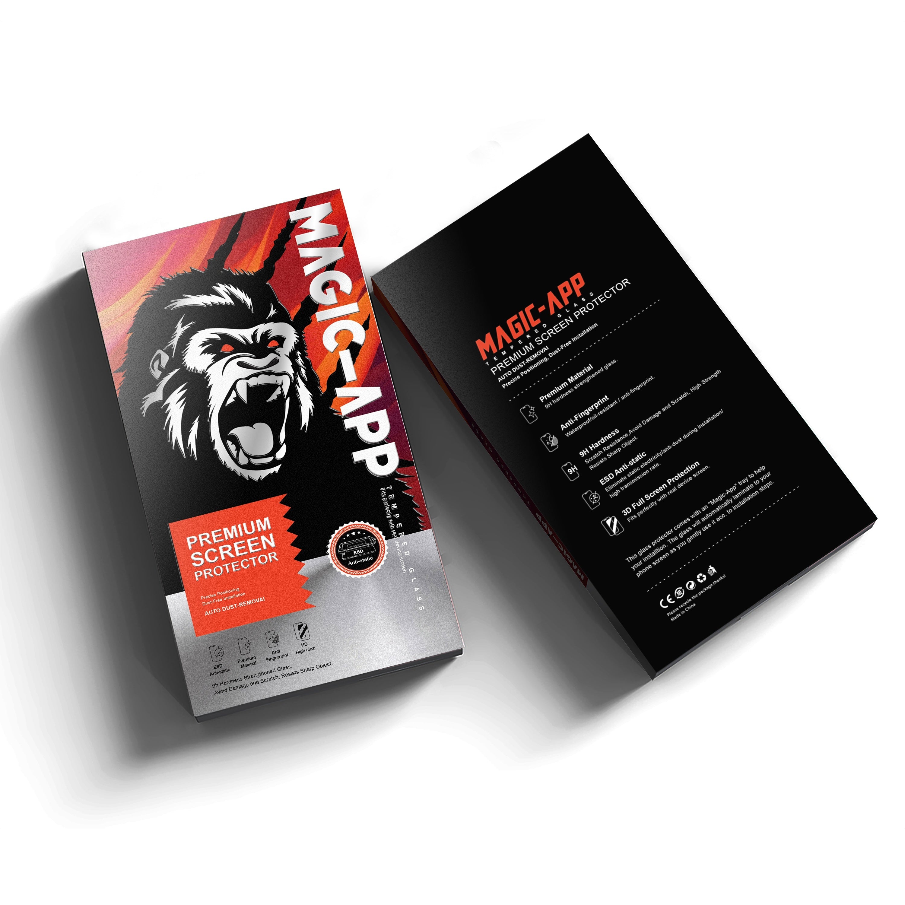 Tempered Glass Screen Protector for iPhone 15 Pro Max/14/13/12/11 Pro Max Plus Anti-Glare Scratch-Resistant Shatterproof