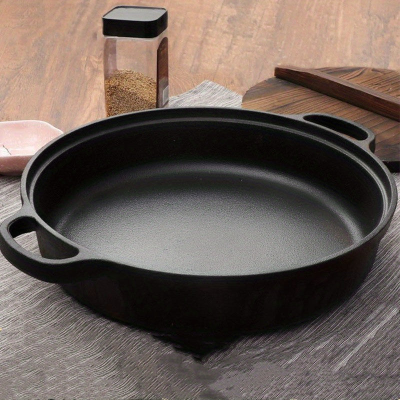 Cast Iron Frying Pan Non-Stick Induction Suitable for Gas Stove 10 Inch