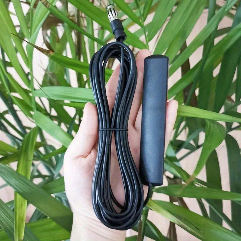 Car Radio Antenna Black 5m Cable Easy Install Stable Signal for All Vehicles