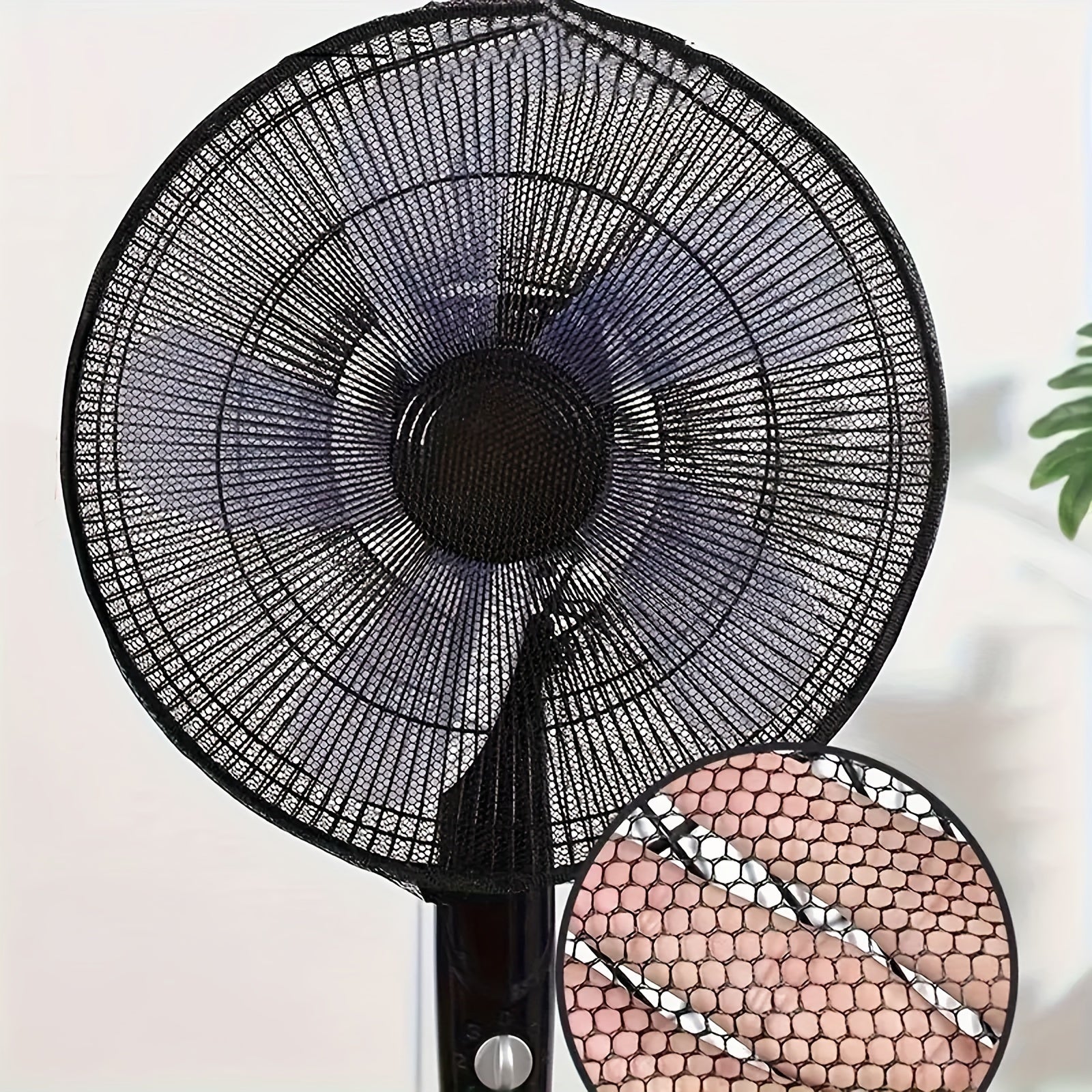 Fan filter protective net with finger protection reusable enhances air quality in homes and offices